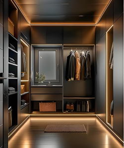 ตู้เสื้อผ้าแบบสั่งทำพิเศษจากโรงงาน ขายตรง ตู้เสื้อผ้าแบบเต็มผนังสำหรับโรงแรม ประตูบานเลื่อนหรูหรา ตู้เสื้อผ้าแบบวอ<span class=keywords><strong>ล</strong></span>์กอินพร้อมชั้นวางของ - Product Image 6