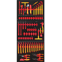 Jeu de clés à anneau isolées DMT110 VDE, outils professionnels, personnalisable, CR-V isolé, ABS OBM