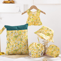 Ensemble de bain pour bébé, sac étanche, couche lavable, chapeau de soleil pour tout-petits et nourrissons