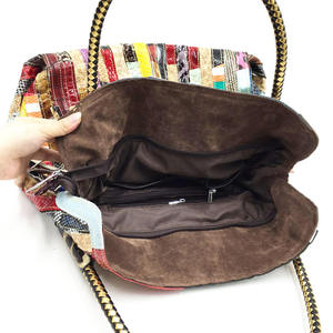 Bolso de Hombro Retro de Moda Andong para Mujer, Bolso de Mano de Cuero Vacuno Genuino con Color Desgastado, Bolsos Tote para Mujer - Product Image 4