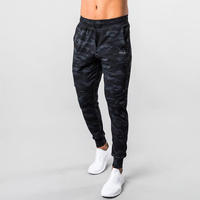 Pantalon de sport camouflage en polyester personnalisé de haute qualité avec logo, pour l'entraînement et le jogging, grandes tailles pour hommes