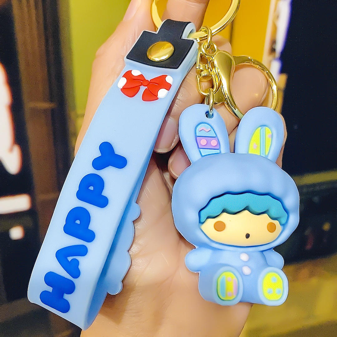 Lapin trois Lion.- Gémeaux bleu