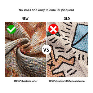 Chăn dệt jacquard họa tiết chó con hoạt hình bốn mùa, chất liệu polyester 100% thân thiện với môi trường, hàng mới về - Product Image 4