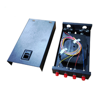 Panel de Conexiones de Fibra Óptica ODF Mini de 4 Puertos SC LC, para Montaje en Pared o Escritorio, Caja Terminal para Interiores/Exteriores, Red GSM/GPRS para FTTH