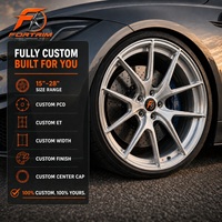Pour BMW F30 Alfa Romeo Tesla Subaru Jantes en alliage forgé brossé argenté 17 18 19 20 21 22 pouces 5x112 5x120