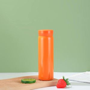 Thermos compact portable de 200 ml, mini thermos de poche en acier inoxydable, couvercle étanche, bouteille d'eau pour la randonnée en plein air, usage quotidien - Product Image 1