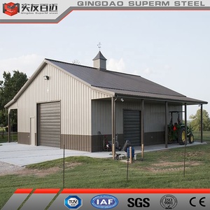 Personalizado 24X50X16 Edificios prefabricados de acero Casa prefabricada Almacén Camión Estacionamiento de automóviles Cobertizo Garaje de metal <span class=keywords><strong>Precio</strong></span> con diseño - Product Image 2