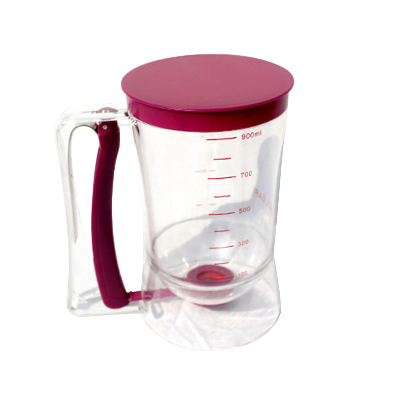 Plastic Kitchen Funnel Cake Cream Mix Brownie Pancake Muffin Cupcake Batter Dispenser 4 Cup