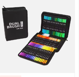Set di 120 Pennarelli Permanenti a Doppia Punta per Artisti, Professionisti dell'Arte, Pittura, <span class=keywords><strong>Disegno</strong></span> e Schizzi - Product Image 3