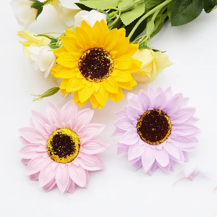 Kotak Hadiah Sabun Mawar Hadiah Ulang Tahun, Sabun Kepala Bunga Matahari Ukiran Bunga
