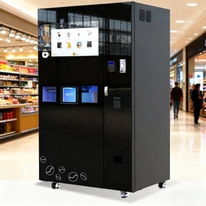 <b>Touch</b> <b>Screen</b> Commercial Automatic Iced Hot Fresh <b>Coffee</b> Vending <b>Machine</b> - Product Image 2