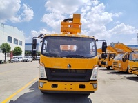 18-21m Dizel Otomatik İzoleli Bomlu Havadan Çalışma Platformu Yüksek Gerilim Bakım Aracı Isuzu Kepçeli Platform