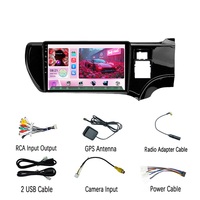 Reproductor de DVD para Auto con Pantalla IPS de 9 Pulgadas, Qualcomm Snapdragon, 2 Din, YouTube, GPS, WIFI, Android, para Toyota Prius C RHD Aqua 2013