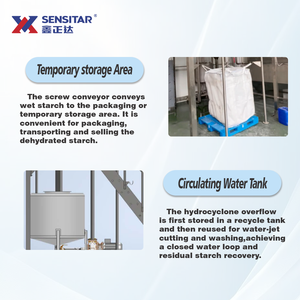 เครื่องแยกแป้งมันฝรั่งอุตสาหกรรมสำหรับโรงงานเฟรนช์ฟรายการรีไซเคิลเครื่องเก็บแป้งมันฝรั่งสำหรับเครื่องจักรแปรรูปทอด - Product Image 5