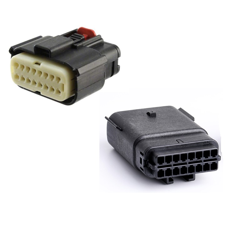 20 Pin Original Molex Waterproof Female Wire Harness Automotive Cable Connector 33472 2007