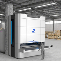 Modules de levage intelligents en acier de bonne qualité Q235 avec une capacité de 4000 kg et une surface galvanisée au zinc pour le stockage vertical en entrepôt