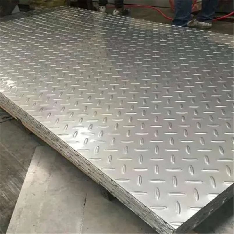 Embossed Anti Slip 304 201 Stainless Steel Diamond Plate