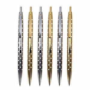 Bolígrafos Retráctiles Personalizados con Diseño de Puntos, Bolígrafos Metálicos Premium con Clip, Tinta <span class=keywords><strong>Azul</strong></span>/Negra de 1.0 mm para Escritura Diaria y Estudiantes - Product Image 6