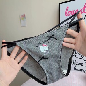 <strong>Anime</strong>/Cartoon Sexy Printed <strong>Panties</strong>, Comfortable Cotton Women's Triangle <strong>Panties</strong>, Kitty Cat Cute and Sweet Women's <strong>Panties</strong> - Product Image 1