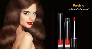 Commercio all'ingrosso vegan e di alta qualità del pacchetto nero opaco rossetto liquido - Product Image 2