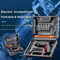 Ensemble de tournevis électriques, lithium-ion rechargeable, compact, mini perceuse électrique automatique pour la maison, fabriqué en Chine