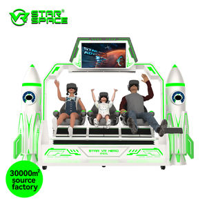 เครื่องจำลองเกมอาร์เคด 9D <span class=keywords><strong>VR</strong></span> 3 ที่นั่ง เครื่องเล่นเกมโรงภาพยนตร์ <span class=keywords><strong>4D</strong></span> ที่น่าสนใจ สำหรับใช้งานในร่มและกลางแจ้ง วัสดุโลหะ - Product Image 4