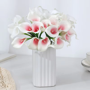 PU Mini Calla <span class=keywords><strong>Lily</strong></span> Mô Phỏng Hoa Nhân Tạo Bất Động Cảm Ứng Calla <span class=keywords><strong>Lily</strong></span> Bó Hoa Cho Đám Cưới Trang Trí Nội Thất - Product Image 5