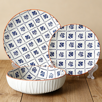 Bol à dessert en céramique de cuisine personnalisé en blanc en vrac promotionnel, assiette à dîner en porcelaine pour mariage