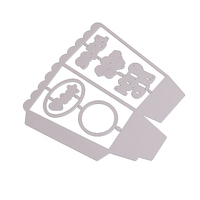Ziwwaagu — boîte de pop-corn en acier au carbone, matrices de découpe en métal, en papier, pour Scrapbooking, décoration artisanale, diy bricolage, nouvelle collection