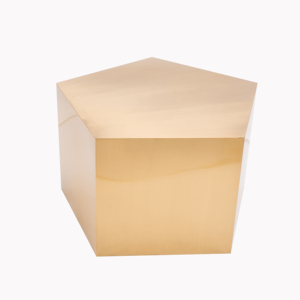 Thiết Kế Mới Bán Chạy Nhất Khung Thép Không Gỉ Bàn Cà Phê Trung Tâm Đồ Nội Thất Phòng Khách Bộ Bàn Trung Tâm Ngũ Giác Bằng Kim Loại Vàng 2022 - Product Image 5