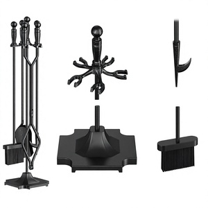 บัวรดน้ำต้นไม้สแตนเลสสีดำ อุปกรณ์รดน้ำสวนโลหะ - Product Image 1