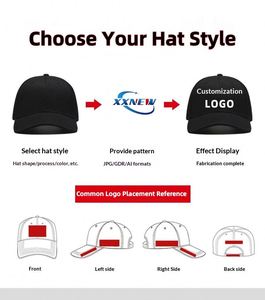 Gorra de Béisbol de Algodón con Visera Suave, Personalizable con Logotipo Bordado, Ajustable, para Promociones, Viajes y Actividades, Gorra Trucker - Product Image 3
