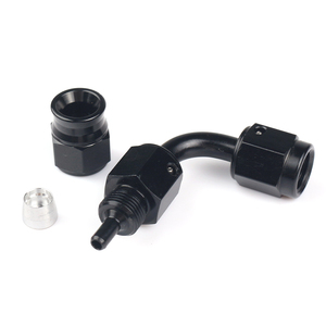 0 45 90 180 độ nhôm xoay Doanh nhiên liệu phù hợp AN3 flaring Doanh Hose Doanh Adapter ống doanh - Product Image 5