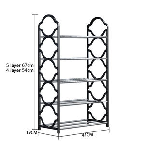 Estante organizador de almacenamiento de zapatos de metal duradero para casa y dormitorio - Product Image 3