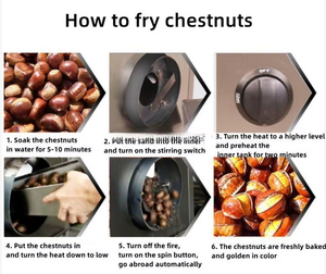 Các loại mới của máy rang đa chức năng đường chiên hạt dẻ khí hoàn toàn tự động - Product Image 5