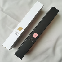 Boîte de rouge à lèvres brillant à lèvres noir rose personnalisé boîtes de papier d'emballage cosmétique de luxe de pinceau de maquillage de sourcil