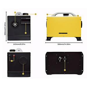 <span class=keywords><strong>Calentador</strong></span> <span class=keywords><strong>de</strong></span> Estacionamiento Diésel <span class=keywords><strong>de</strong></span> 12V/24V CC y 110-240V CA, Kit Integrado Todo en Uno con Control Remoto LCD para Camiones, Autocaravanas y Furgonetas - Product Image 4
