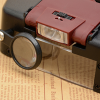 Loupe frontale avec lumière LED rechargeable, loupe de bijoutier, loupe visière pour la lecture