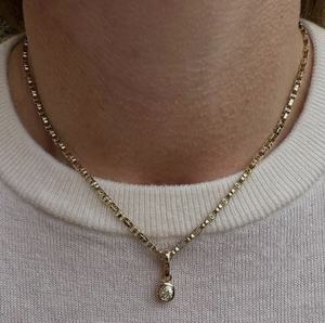 Joyería Fina Personalizada, Colgante Sólido Real de Oro de 9k, 10k, 14k, 18k, Oro Rosa, Amarillo, Blanco, Diamante/Gema de Laboratorio, Fabricación en Fábrica - Product Image 2