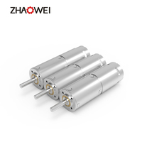 Moteur à engrenages CC Zhaowei 12V avec encodeur 38mm, moteur à engrenages CC monophasé 12V pour porte coulissante