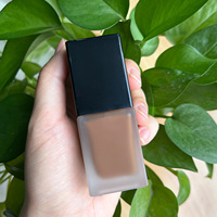 Fond de teint liquide mat longue tenue avec logo personnalisé, imperméable, couvrant les imperfections, pour un maquillage du visage impeccable