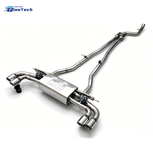 Sistema de Escape Catback Valvetronic de Alto Rendimiento para BMW Serie 5 G30 G38 525 528 530 530i 2.0L 3.0L Acero Inoxidable Pulido - Product Image 1