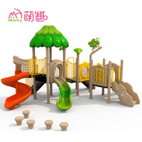 Équipement de glissade en plastique commercial Moetry pour enfants, jeux de plein air pour la maternelle, l'école, le parc et les aires de jeux