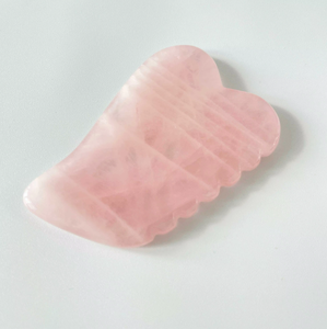 Raspador de Cristal en Forma de Ala de Cuarzo Rosa Natural para Terapia de Spa - Product Image 6