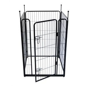 Kandang Hewan Peliharaan dari Kawat Logam, Pagar Lari Lipat untuk Kelinci, Kucing, Anjing, Bernapas, Tahan Lama - Product Image 3