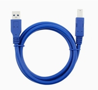 Câble d'imprimante de données USB 3.0 Type a mâle à Type B mâle pour veste en PVC d'ordinateur avec blindage de tresse