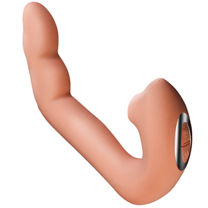 <b>USB</b> Female Finger Shaped Vagina Massager <b>Heating</b> Dildo Vibrators with Clitoris Stimulator for Adults Sex Products - Product Image 1
