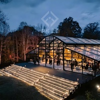 Vente chaude Tente de réception de luxe préfabriquée de grande taille Tente de fête de mariage personnalisée Tente de réception commerciale imperméable et résistante au vent en plein air