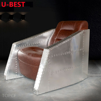 Canapé de salon U-Best Club, fauteuil Aviator d'Arne Jacobsen, fauteuil club Aviator, canapé de salon Aviator