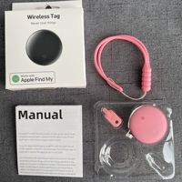 Traceur d'objets en plastique certifié MFi pour IP68, compatible avec Find My, balise anti-perte pour clés, portefeuille, bagages, collier d'animal de compagnie